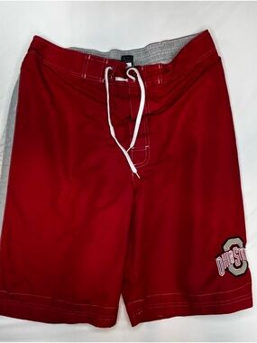 Ohio State Red Athletic Swim/Board Shorts
